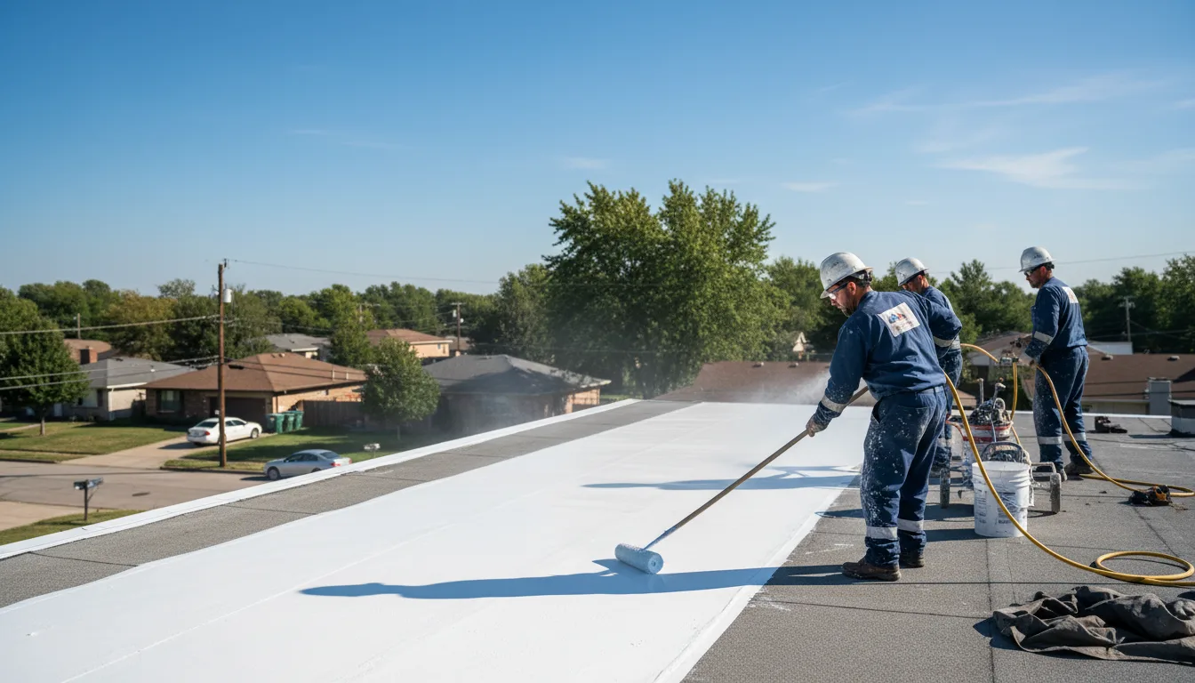 Commercial roof coating in Amsterdam, NY near me